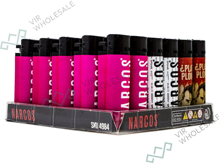 Narcos Lighters Display (30 - Pack) - Design 3 - VIR Wholesale