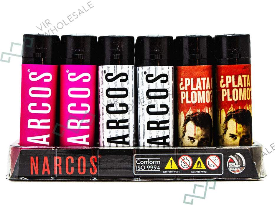 Narcos Lighters Display (30 - Pack) - Design 3 - VIR Wholesale