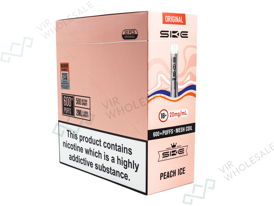 New SKE Crystal Bar Pod Kit - Compliant After June (2025) - 10 Per Box - VIR Wholesale