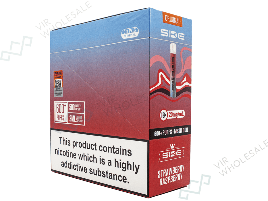 New SKE Crystal Bar Pod Kit - Compliant After June (2025) - 10 Per Box - VIR Wholesale