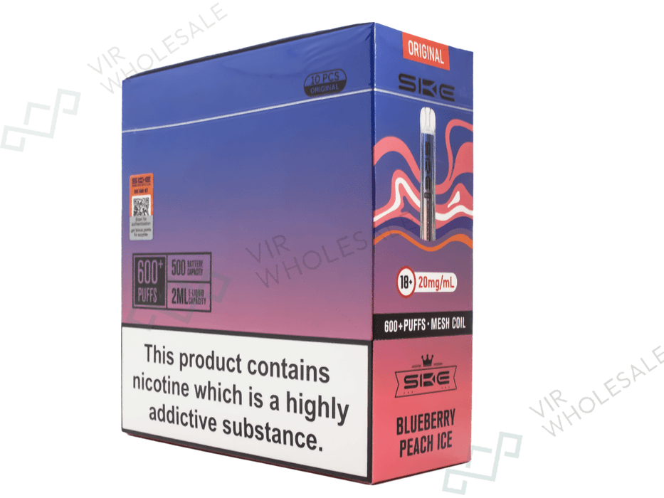 New SKE Crystal Bar Pod Kit - Compliant After June (2025) - 10 Per Box - VIR Wholesale