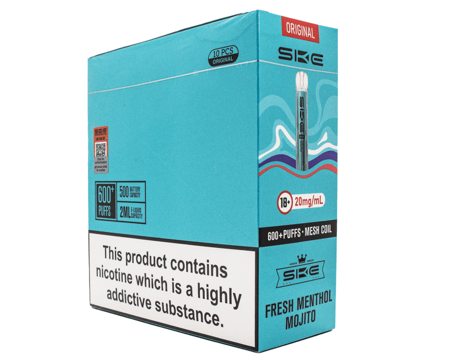 New SKE Crystal Bar Pod Kit - Compliant After June (2025) - 10 Per Box - VIR Wholesale