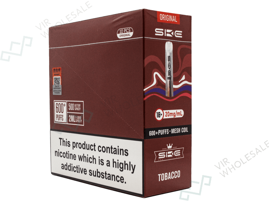New SKE Crystal Bar Pod Kit - Compliant After June (2025) - 10 Per Box - VIR Wholesale