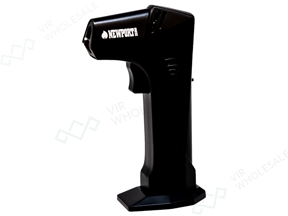 Newport Zero DF‑117 Heavy Duty Butane Torch - Available In Black, Gold or Silver - VIR Wholesale