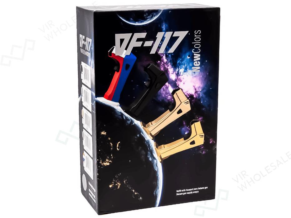 Newport Zero DF‑117 Heavy Duty Butane Torch - Available In Black, Gold or Silver - VIR Wholesale