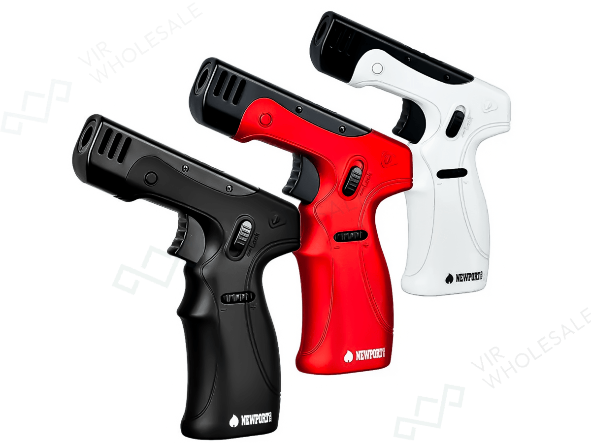 Newport Zero Pistol Grip Torch Lighter – Precision Flame Control — VIR ...