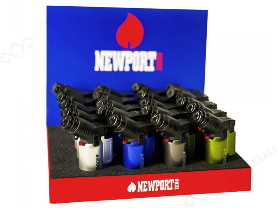 Newport Zero Side Torch Lighter NZL106 – Pocket - Size Power (20 Per Box) - VIR Wholesale
