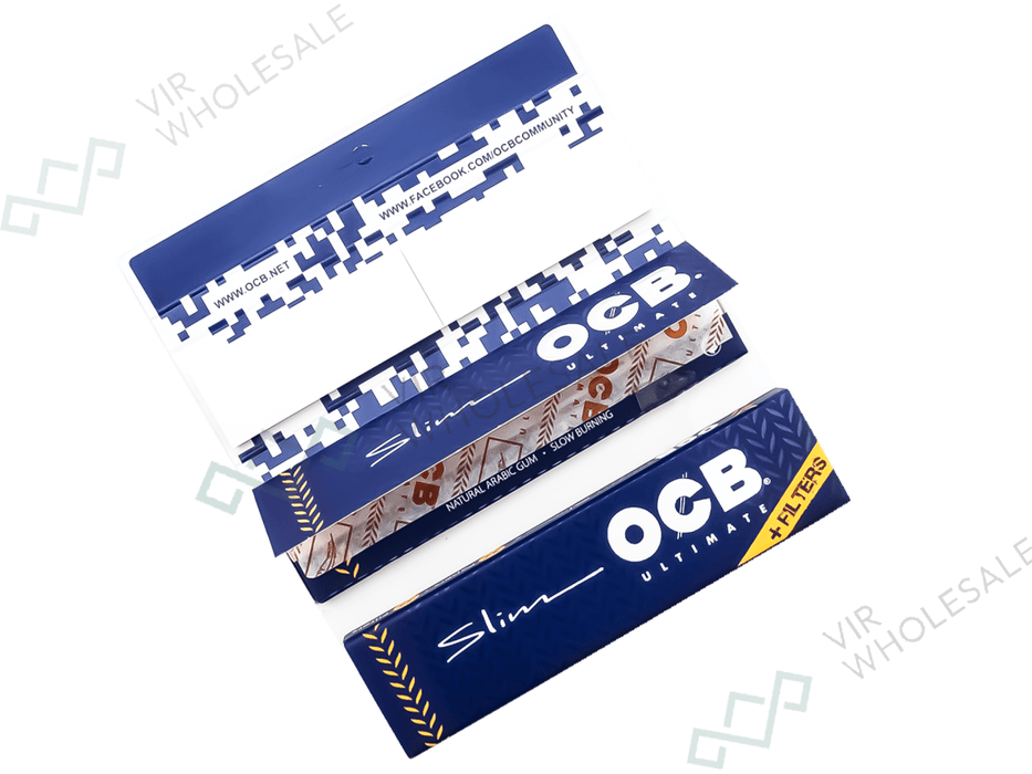 OCB Ultimate King Size Slim + Tips – The Ultimate Rolling Experience - VIR Wholesale