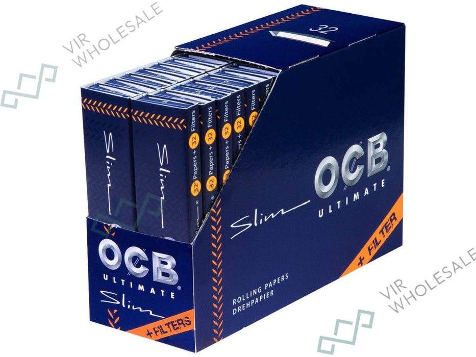 OCB Ultimate King Size Slim + Tips – The Ultimate Rolling Experience - VIR Wholesale