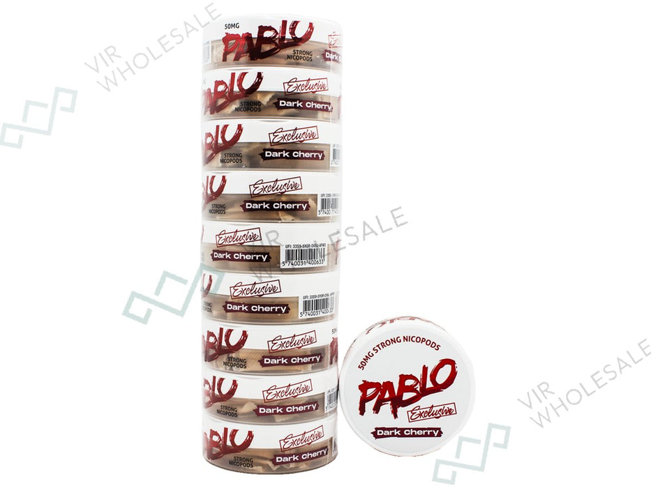 Pablo Nicopods - 30mg Nicotine Per Pouch - 20 Pouches Per Can - 10 Cans Per Pack - VIR Wholesale