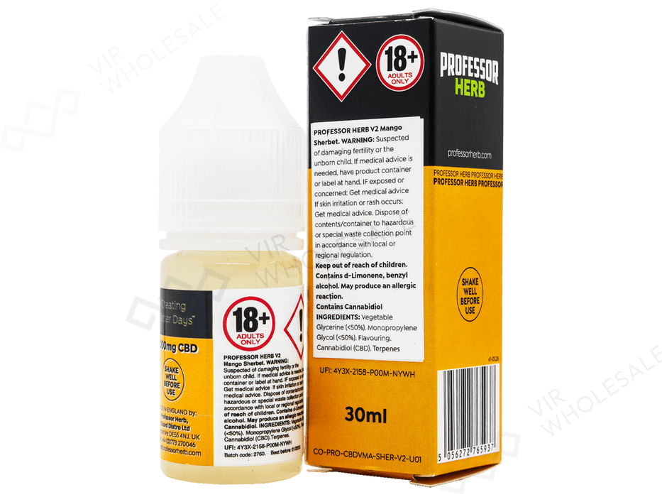 Professor Herb CBD E - Liquid – 30 ml / 1000 mg - VIR Wholesale