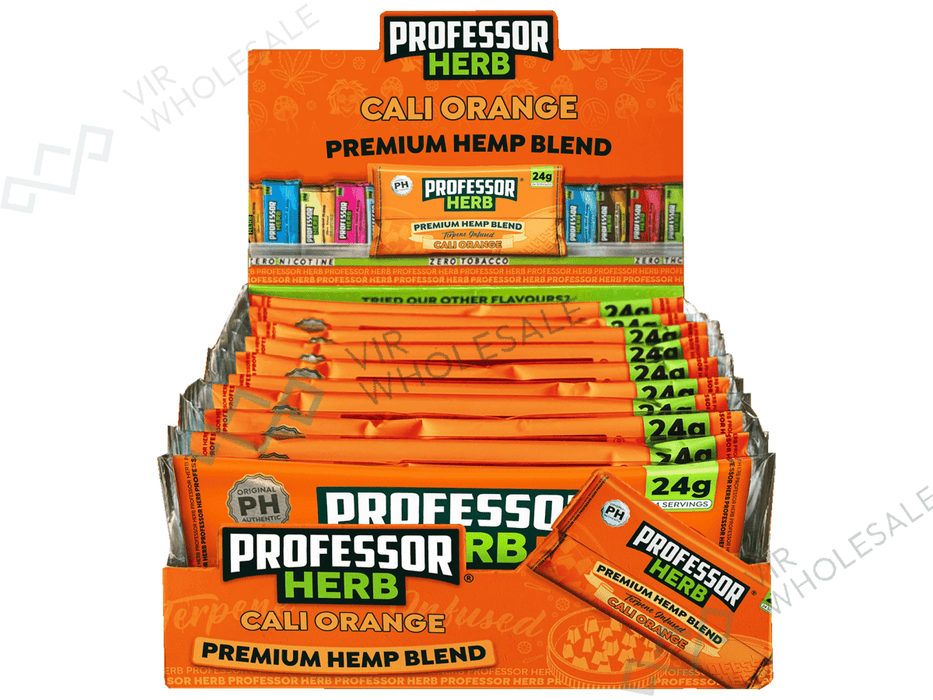 PROFESSOR HERB Premium Hemp Blend (24g) - Assorted Flavours - 10 Pouches Per Box (NO VAT) - VIR Wholesale
