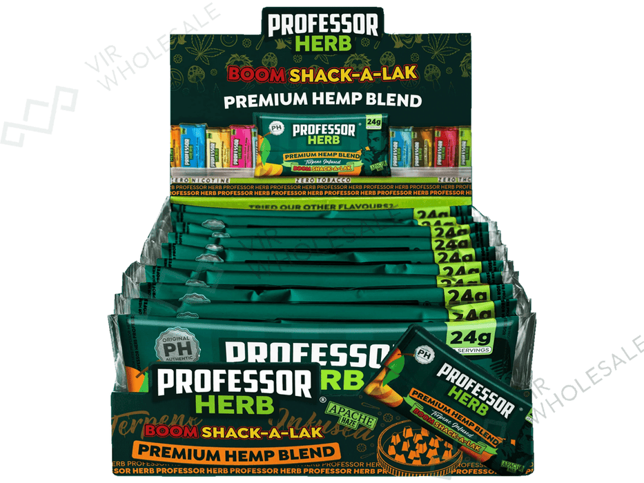 PROFESSOR HERB Premium Hemp Blend (24g) - Assorted Flavours - 10 Pouches Per Box (NO VAT) - VIR Wholesale