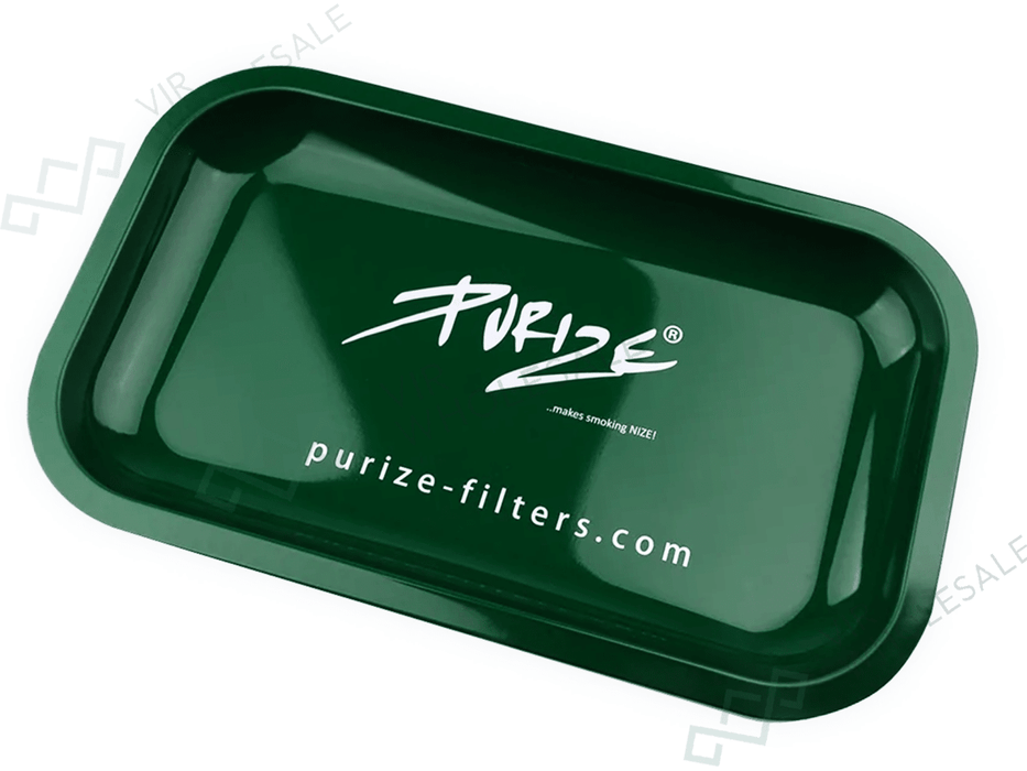 PURIZE® Metal Rolling Tray | Green - VIR Wholesale