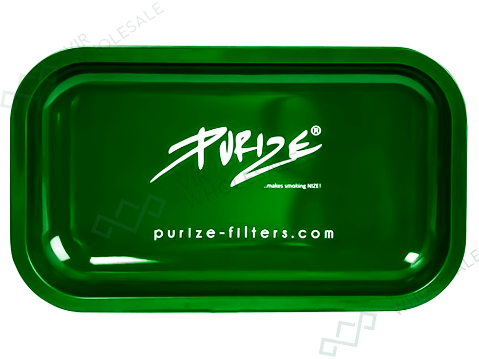 PURIZE® Metal Rolling Tray | Green - VIR Wholesale