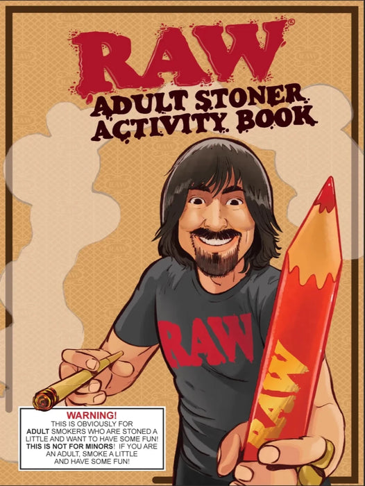 RAW Adult Stoner Activity Book - VIR Wholesale