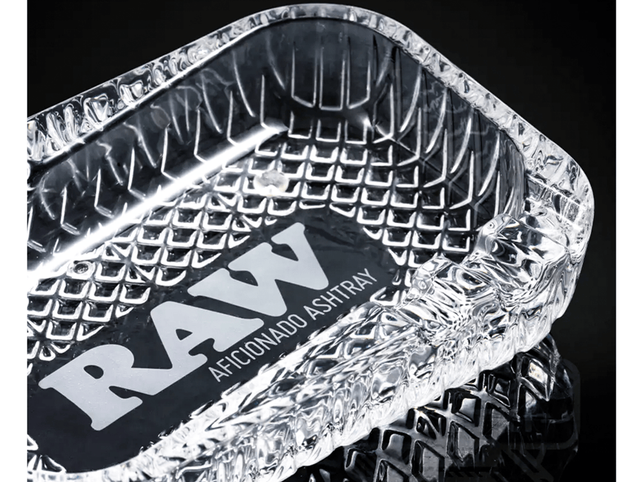 RAW Aficionado Glass Ashtray - VIR Wholesale