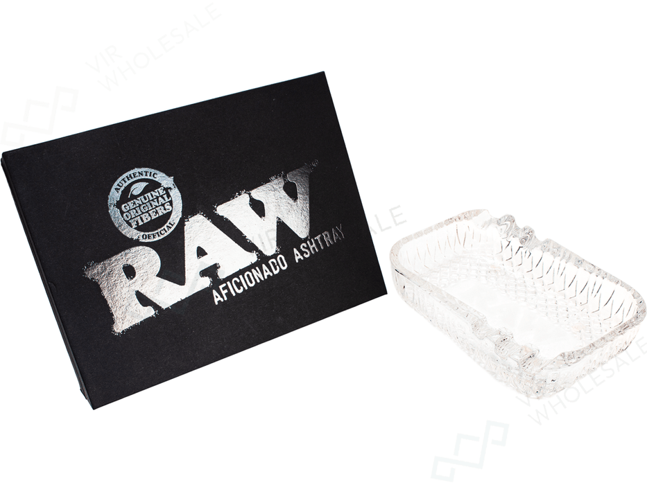 RAW Aficionado Glass Ashtray - VIR Wholesale
