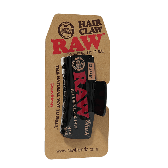 RAW Black Hair Claw – 11/4 - VIR Wholesale