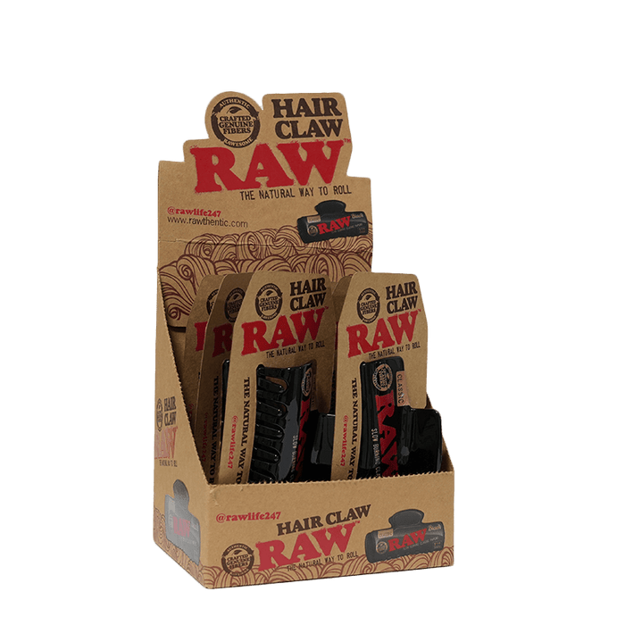 RAW Black Hair Claw – Box of 6 - VIR Wholesale