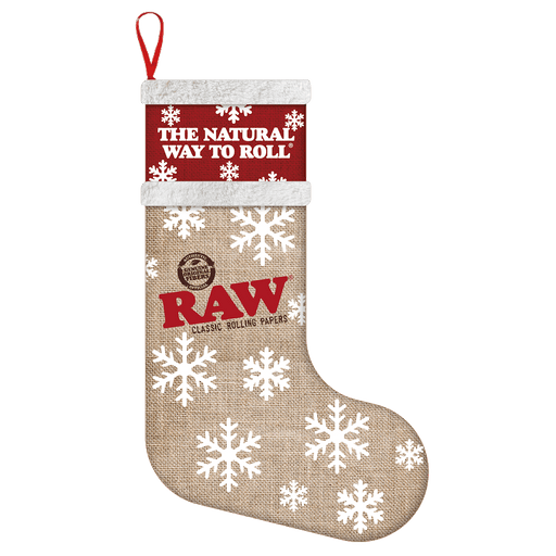 RAW Christmas Snowflake Stocking – 100% Hemp - VIR Wholesale