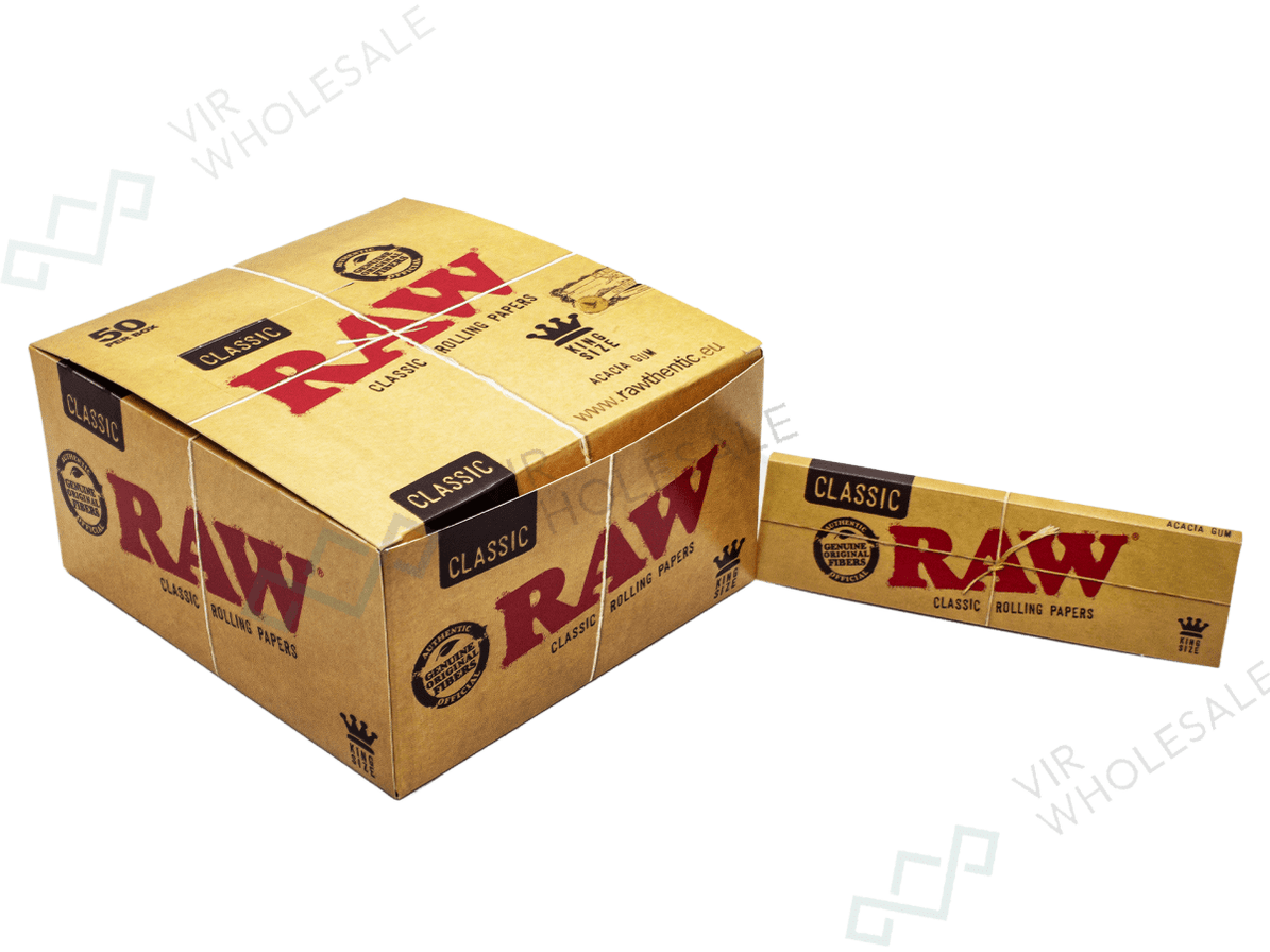 RAW KING SIZE SLIM PAPERS — VIR Wholesale