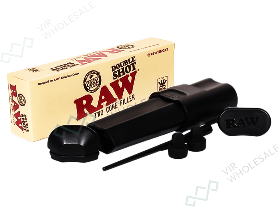 Raw Double Shot Two Cone Filler - VIR Wholesale