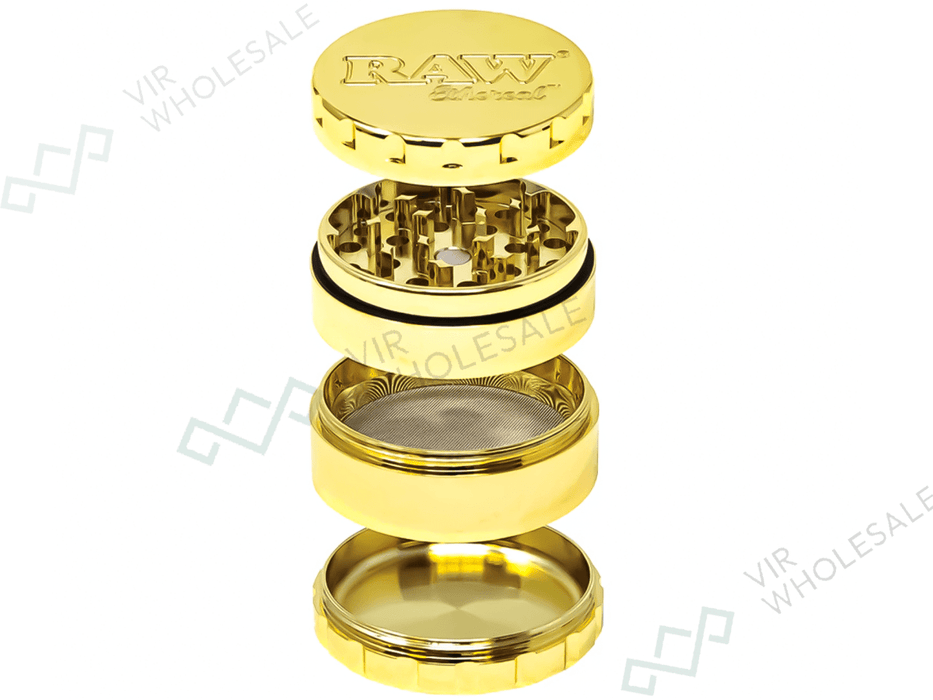 RAW Ethereal Grinder (Gold) - VIR Wholesale