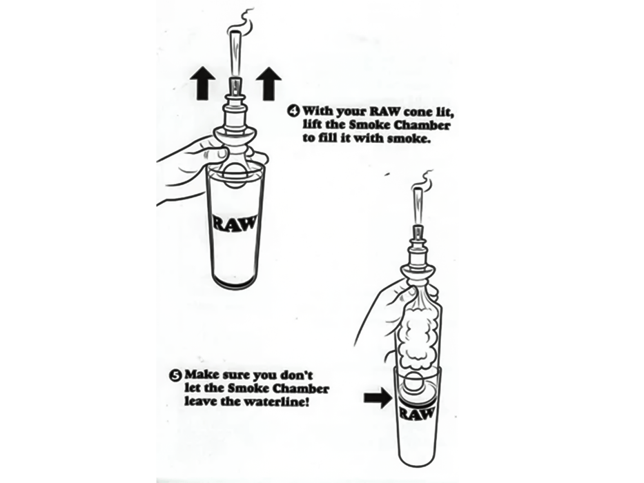RAW Glass Gravity Cone - Sold Individually - VIR Wholesale