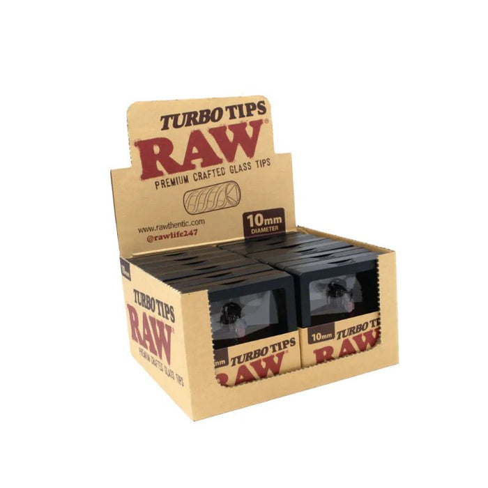 RAW Glass Premium Turbo Tips 10mm x 12 - VIR Wholesale