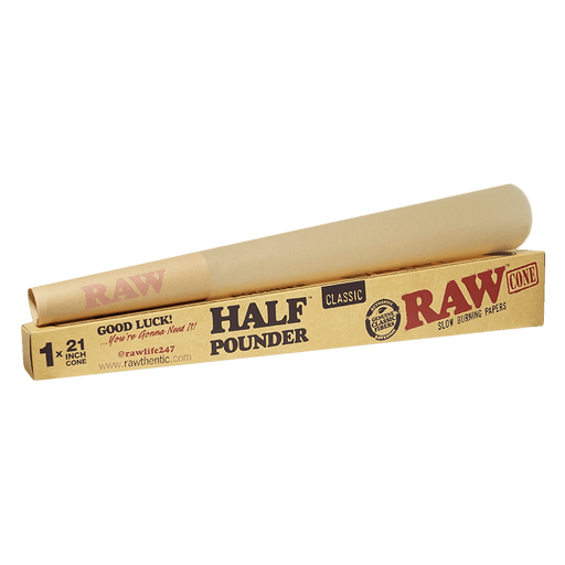 RAW Half Pounder Cone – 21 Inch - VIR Wholesale