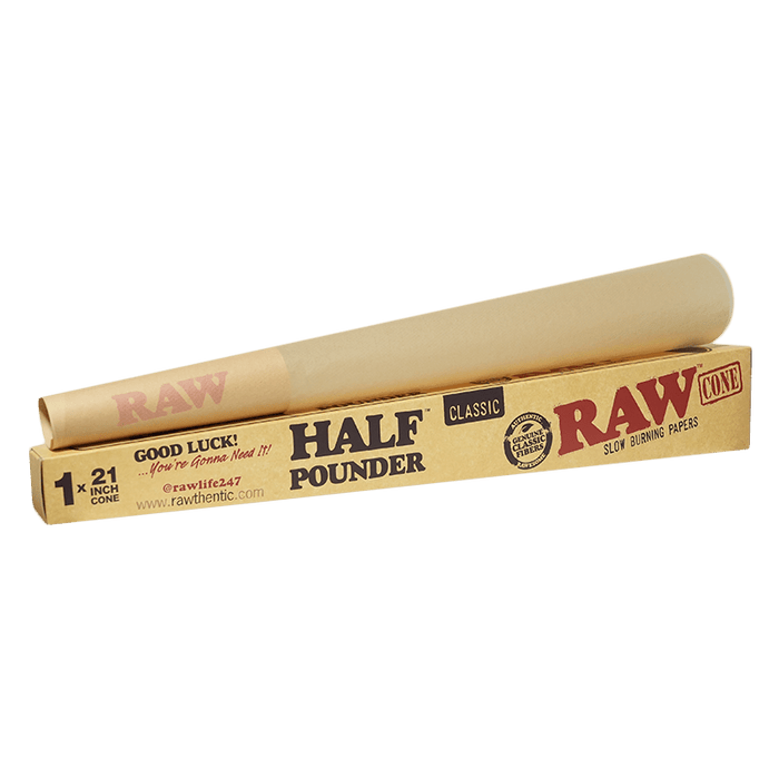 RAW Half Pounder Cone – 21 Inch - VIR Wholesale
