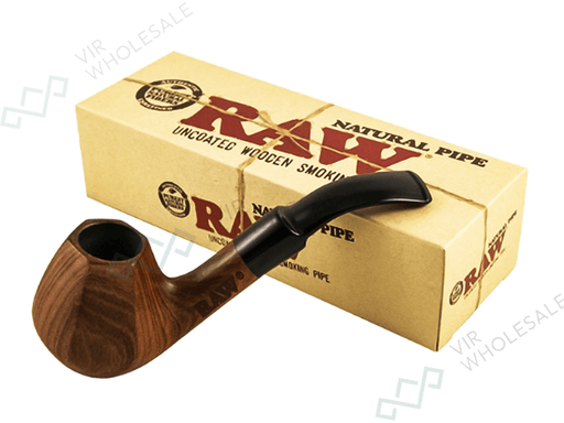 RAW Natural Pipe Hand Carved Bubinga Wood. Pipe Purest Natural Fibres - VIR Wholesale