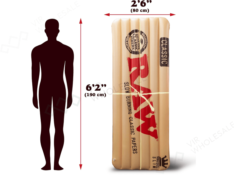 RAW Pack Floaty – Classic Design (6.2" x 2.6") - VIR Wholesale