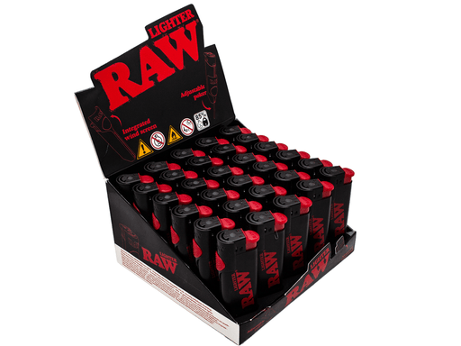 RAW Phoenix Lighters – 30 Pack (Brown or Black) - VIR Wholesale