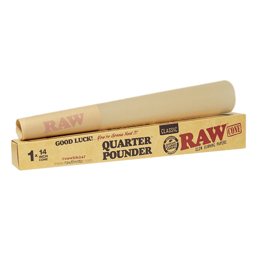 RAW Quarter Pounder Cone – 14 Inch - VIR Wholesale