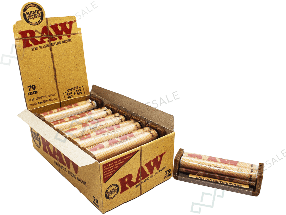 RAW Roller Machine Regular (12 Per Box) 79mm — VIR Wholesale