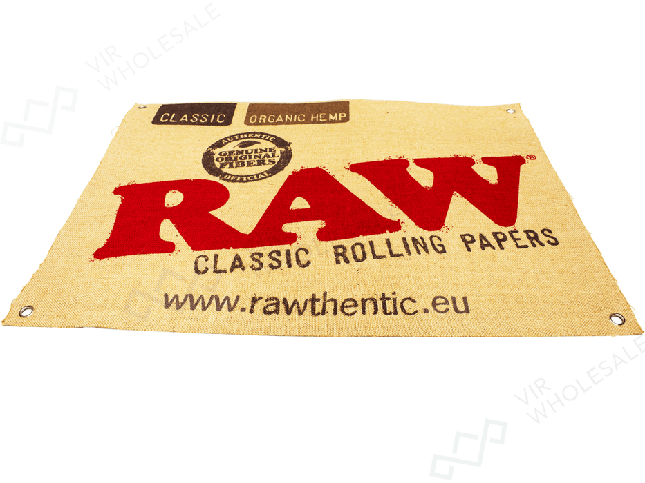 RAW Rolling Mat – Authentic Bamboo Smoking Canvas Mat - VIR Wholesale