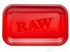 RAW Rolling Murdered Matte Small Metal Rolling Tray - RED - VIR Wholesale