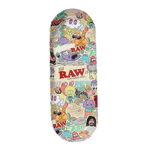 RAW Rolling Tray - Collage Art Design by Chris Piascik - VIR Wholesale