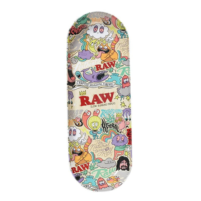RAW Rolling Tray - Collage Art Design by Chris Piascik - VIR Wholesale