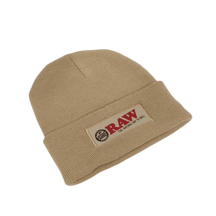RAW Tan Beanie Hat - VIR Wholesale