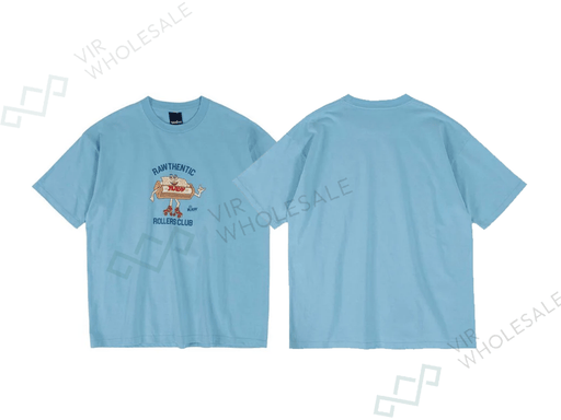 RAW x Interbreed Rollers Club T-Shirt - 4 Available Sizes - Blue - VIR Wholesale