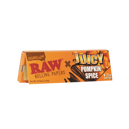 RAW X Juicy Pumpkin Spice 1¼ – Fall (Autunm) Flavour - VIR Wholesale