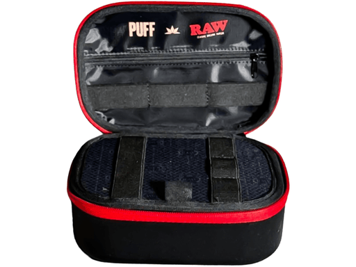 RAW x Puff Life Pro Smell Proof Case – Black - VIR Wholesale