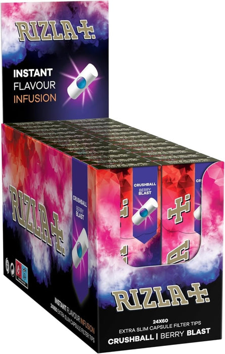Rizla Plus Berry Blast Extra Slim Filter Tips - VIR Wholesale