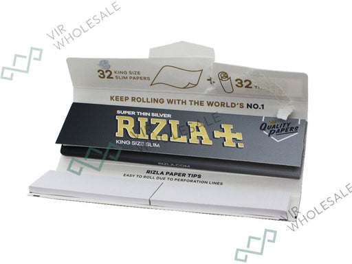 RIZLA Silver King Size Combi (Connoisseur) - VIR Wholesale