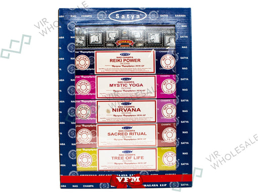 Satya Incense Sticks - 12 - Dozen - Multi - Scent Gift Box (VFM Series) - VIR Wholesale