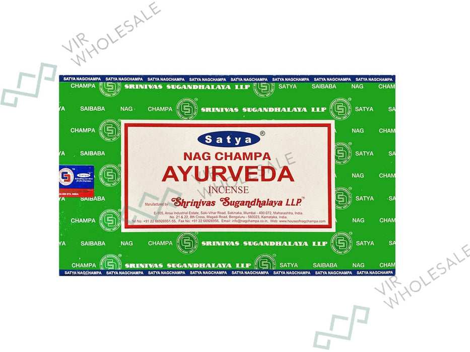 Satya Incense Sticks - Ayurveda - VIR Wholesale