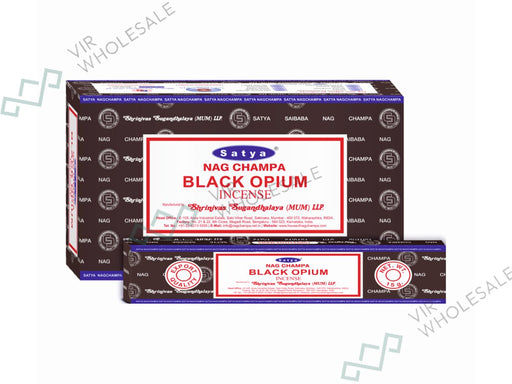 Satya Incense Sticks - Black Opium - VIR Wholesale